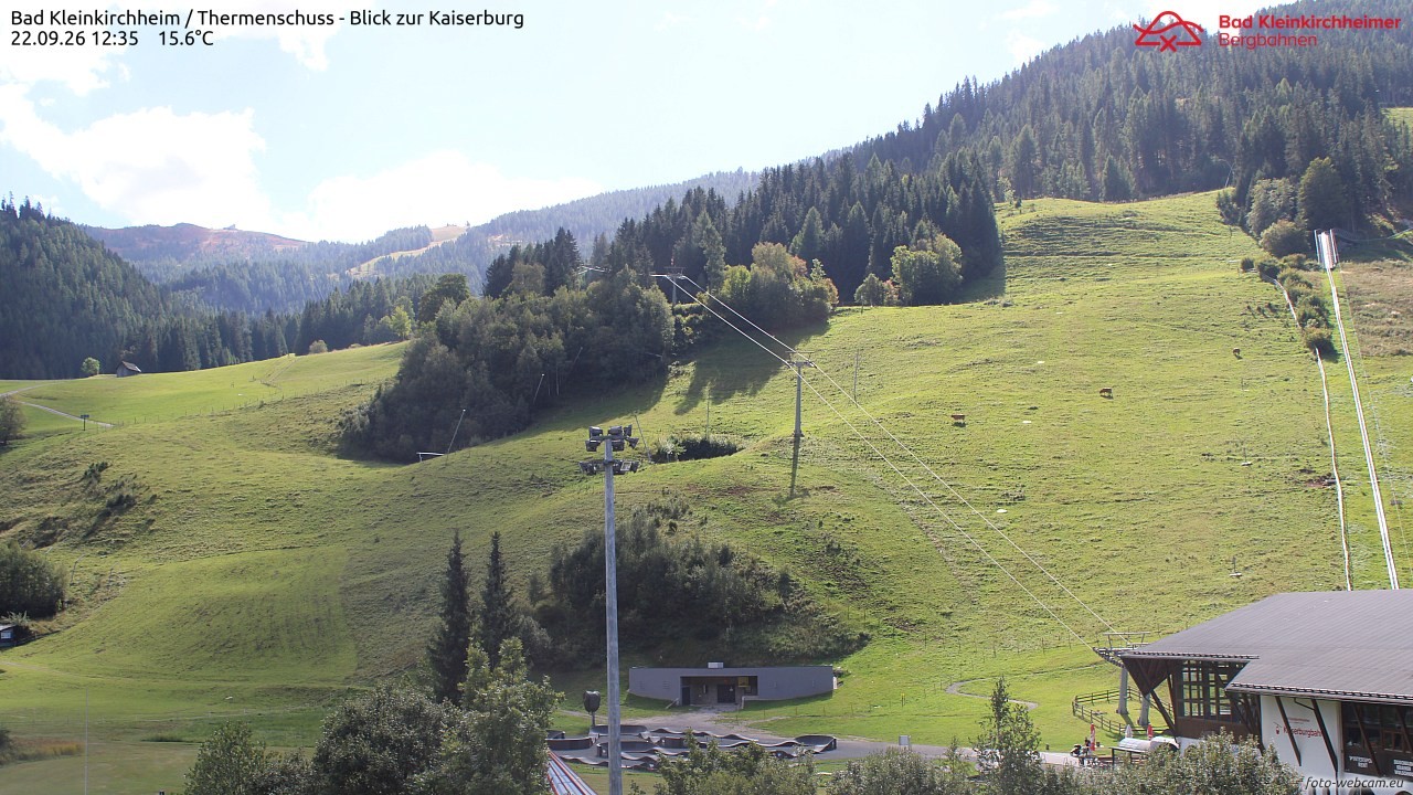 Archiv Foto Webcam Bad Kleinkirchheim - Römerbad