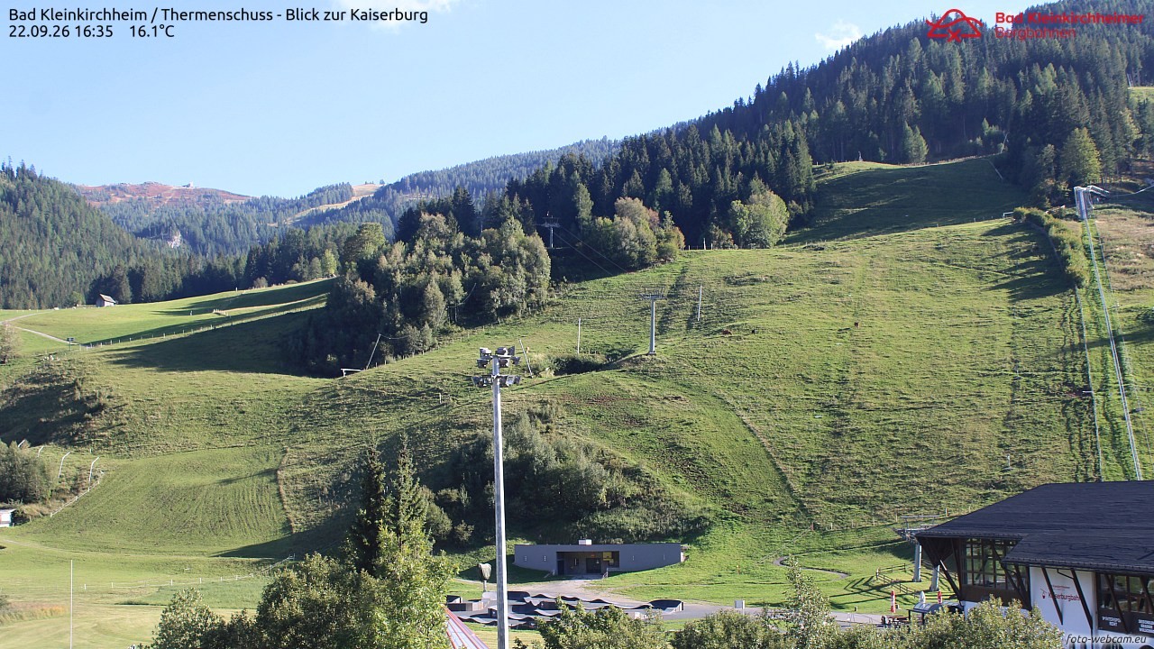 Archiv Foto Webcam Bad Kleinkirchheim - Römerbad