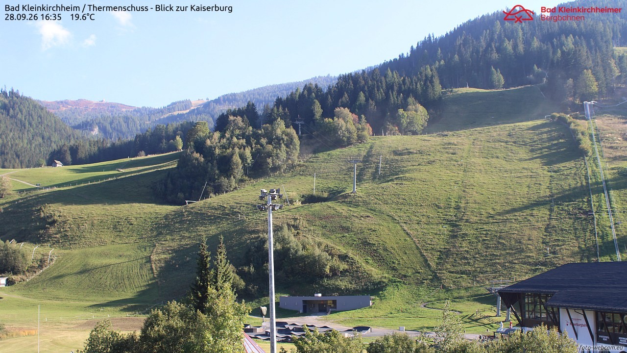 Archiv Foto Webcam Bad Kleinkirchheim - Römerbad