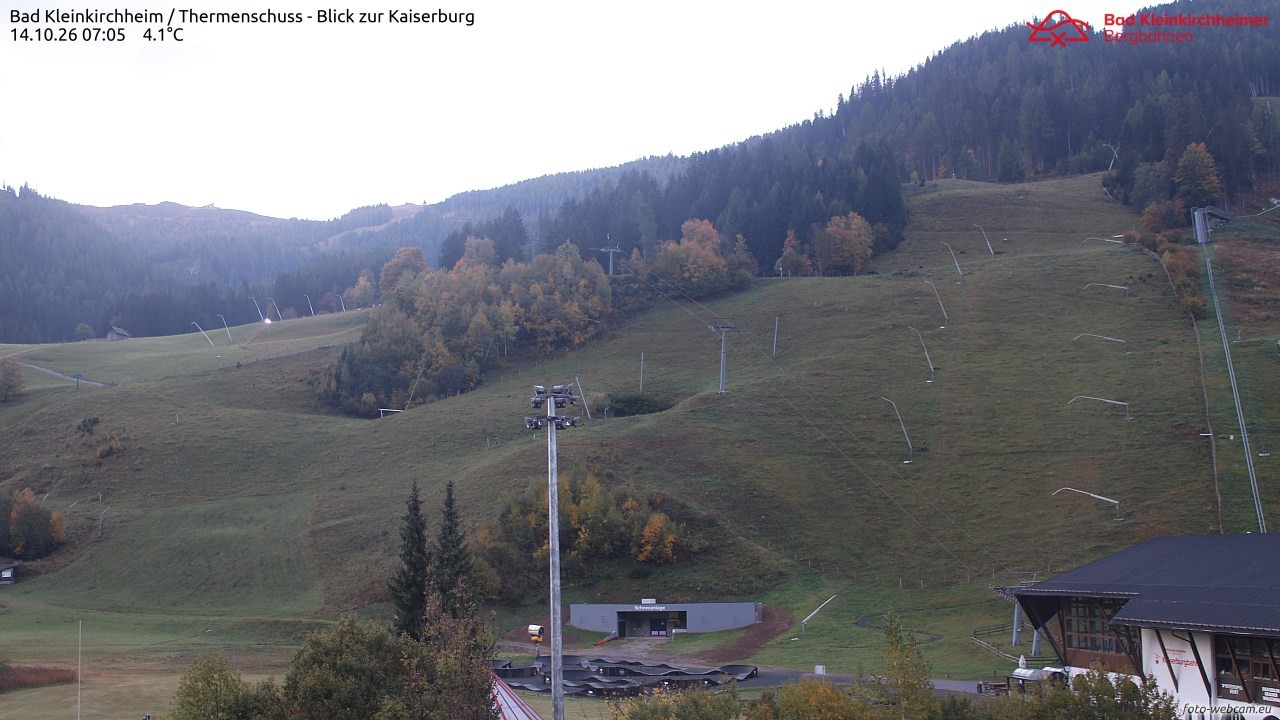 Archiv Foto Webcam Bad Kleinkirchheim - Römerbad