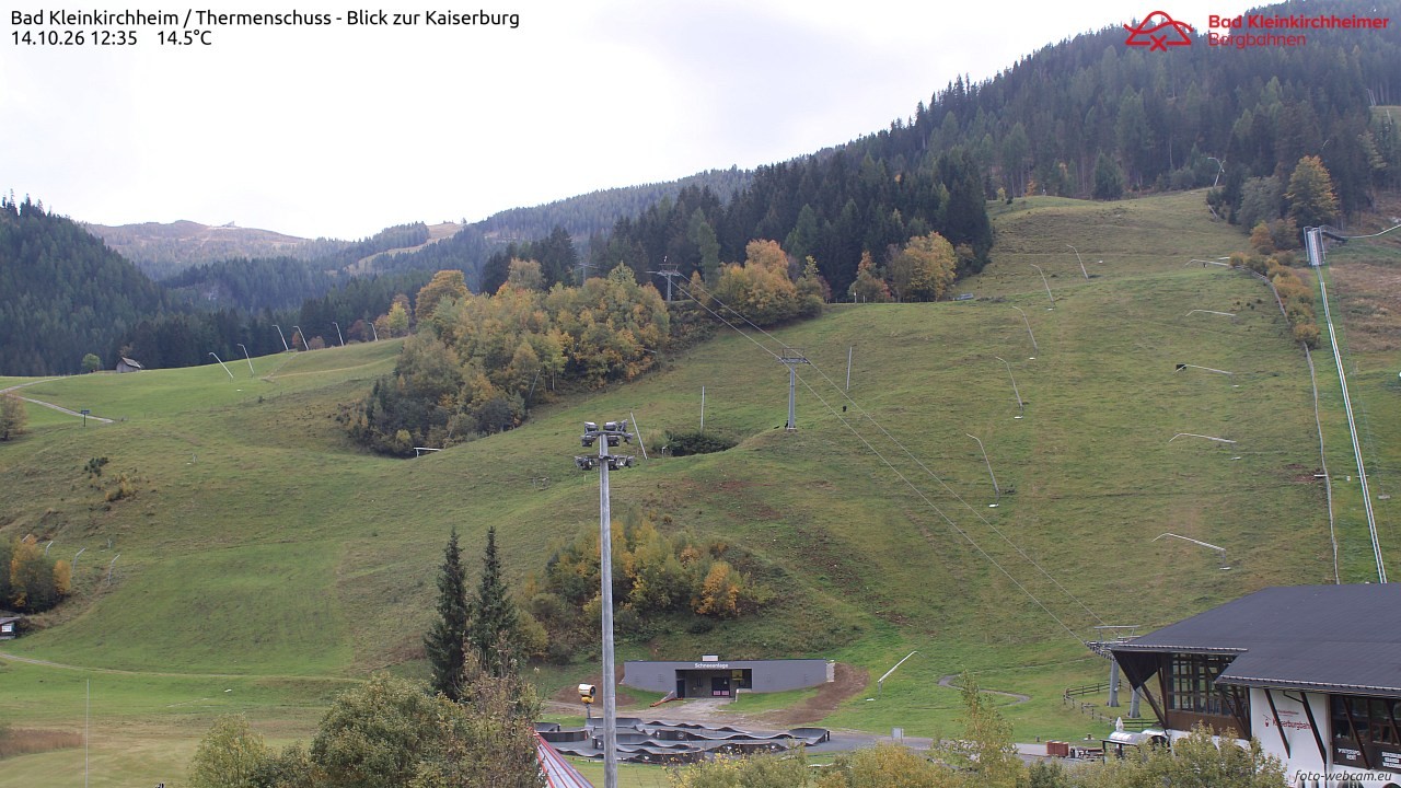 Archiv Foto Webcam Bad Kleinkirchheim - Römerbad