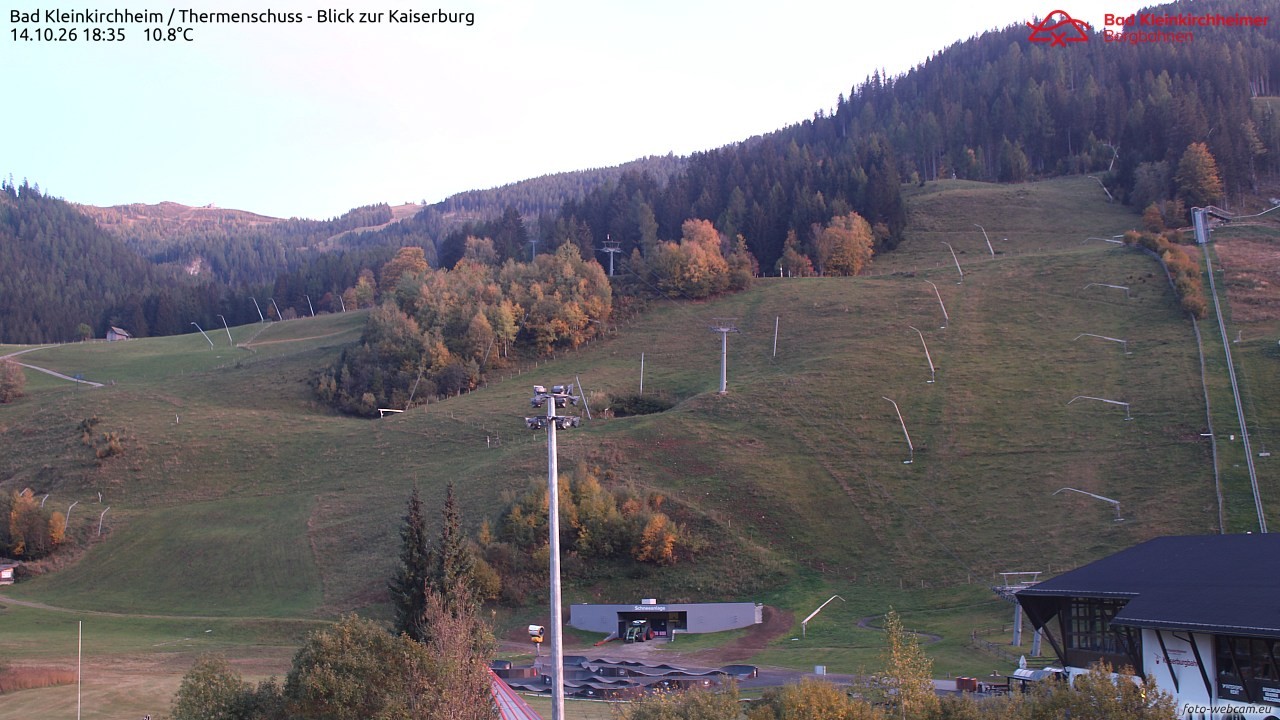 Archiv Foto Webcam Bad Kleinkirchheim - Römerbad