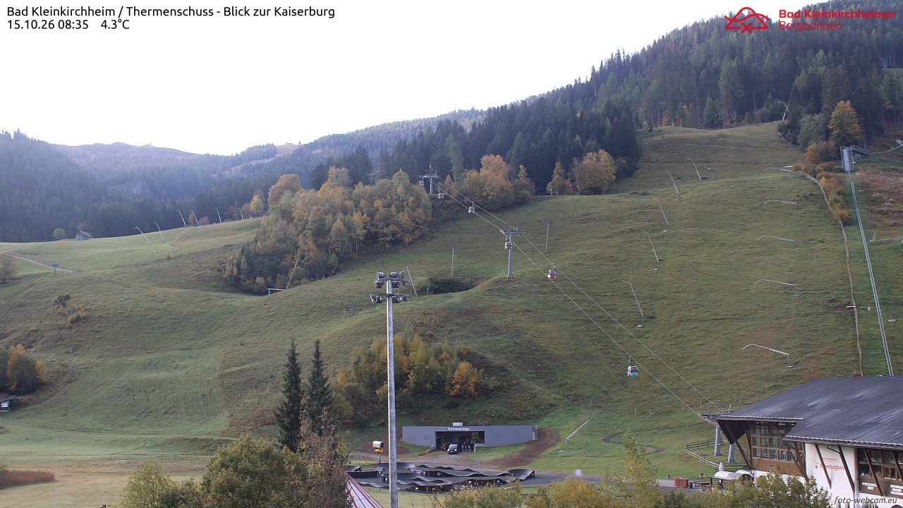 Archived image Webcam Bad Kleinkirchheim - Thermal Bath Römerbad
