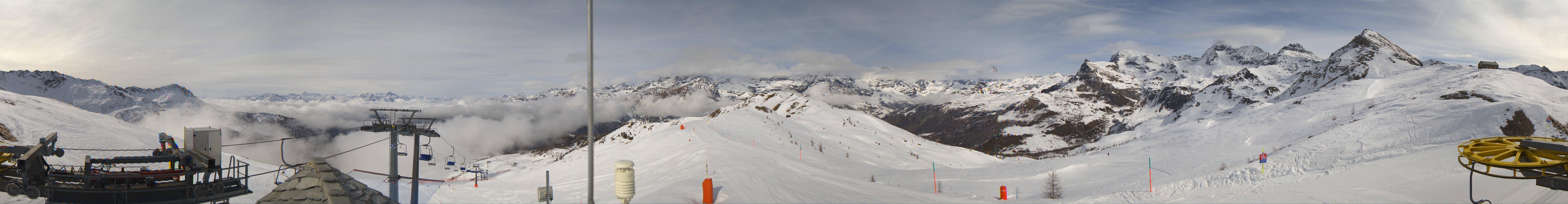 Archiv Foto Webcam Panorama Cervino Ski Paradise