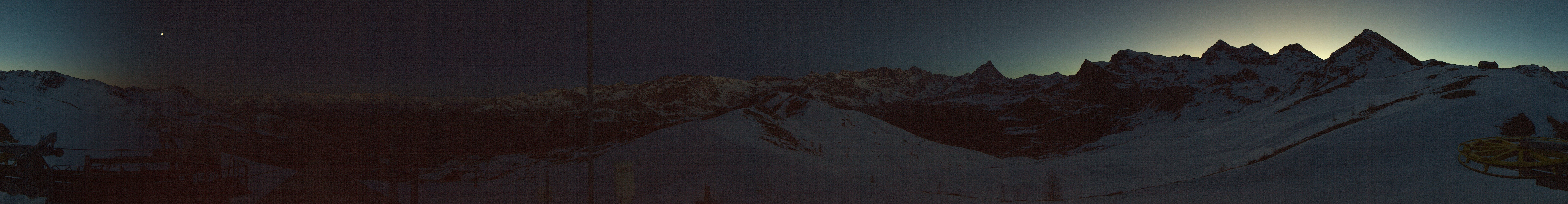 Archiv Foto Webcam Panorama Cervino Ski Paradise