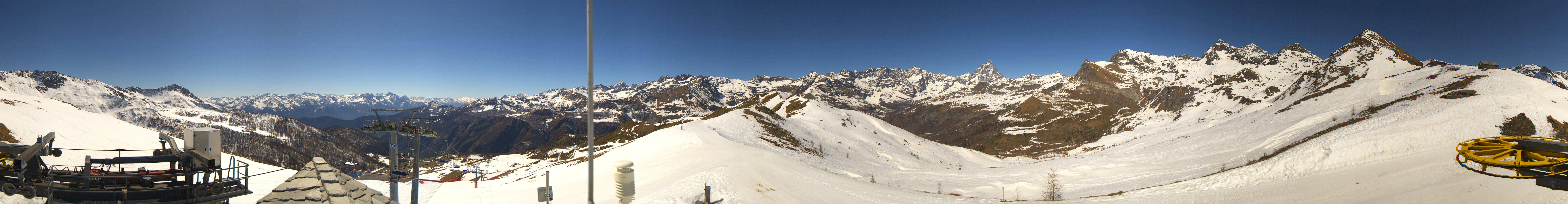 Archiv Foto Webcam Panorama Cervino Ski Paradise