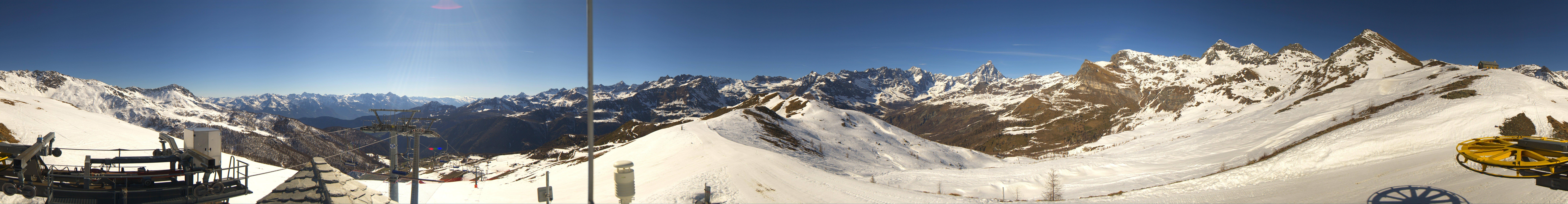 Archiv Foto Webcam Panorama Cervino Ski Paradise