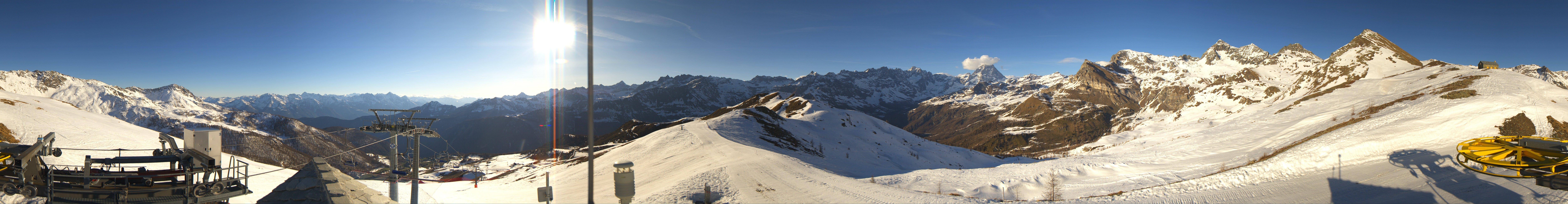 Archiv Foto Webcam Panorama Cervino Ski Paradise