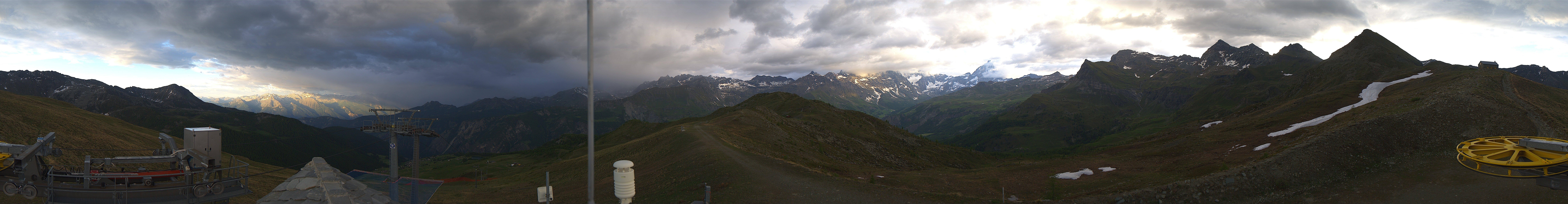 Archiv Foto Webcam Panorama Cervino Ski Paradise
