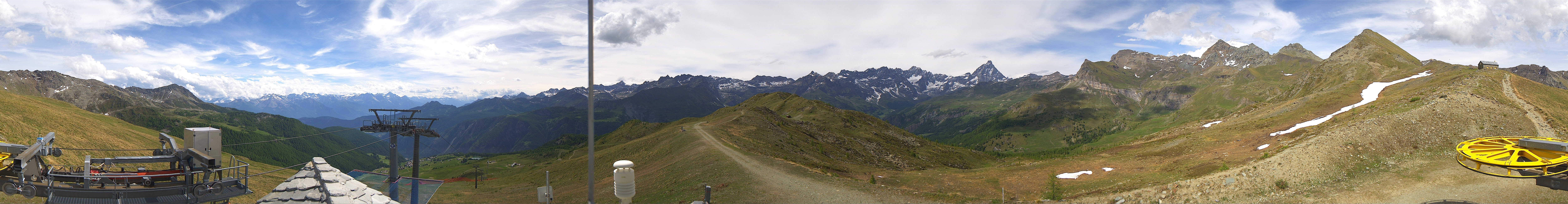 Archiv Foto Webcam Panorama Cervino Ski Paradise