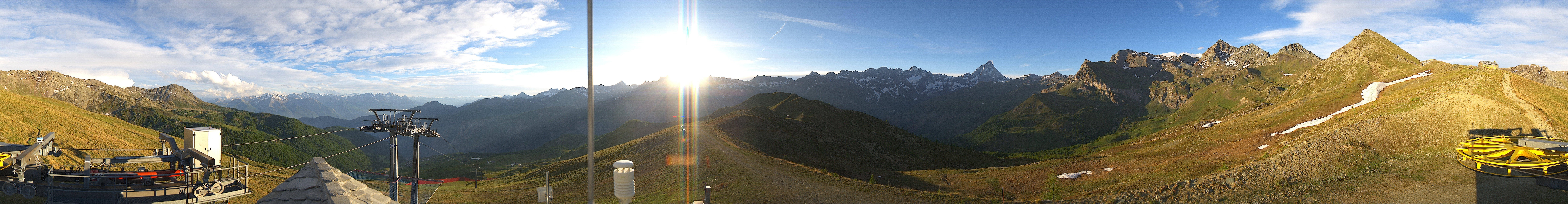 Archiv Foto Webcam Panorama Cervino Ski Paradise