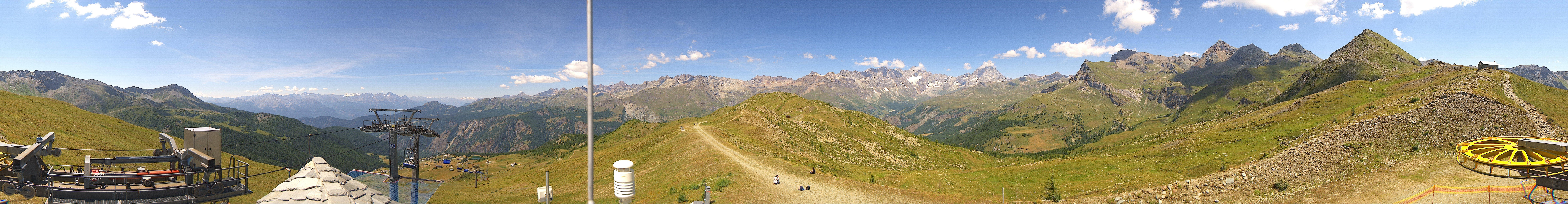 Archived image Webcam Cervino Ski Paradise