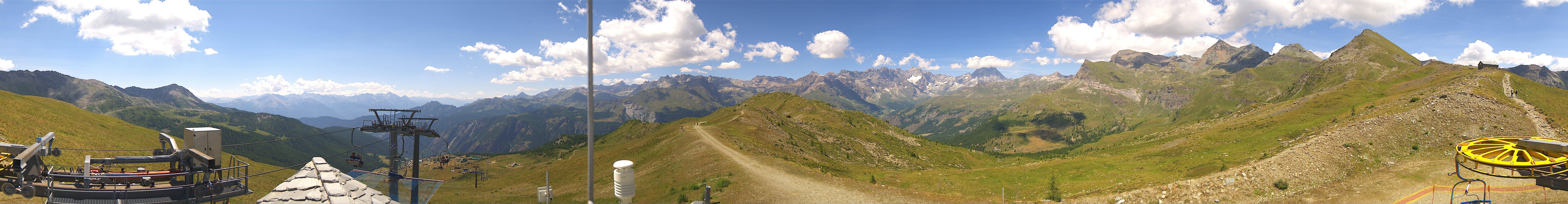 Archived image Webcam Cervino Ski Paradise