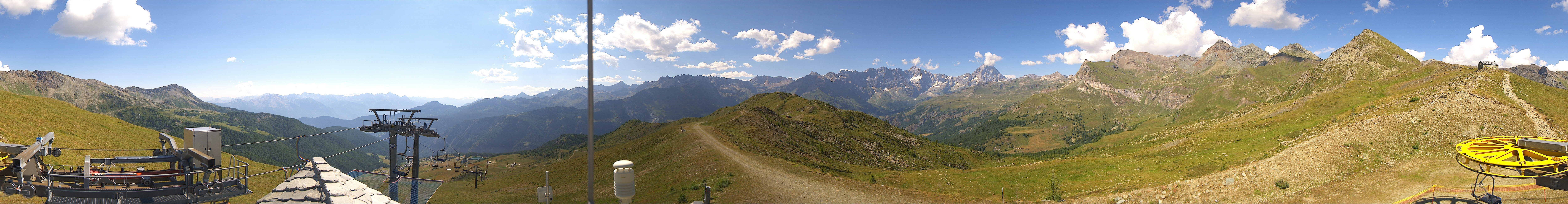 Archived image Webcam Cervino Ski Paradise