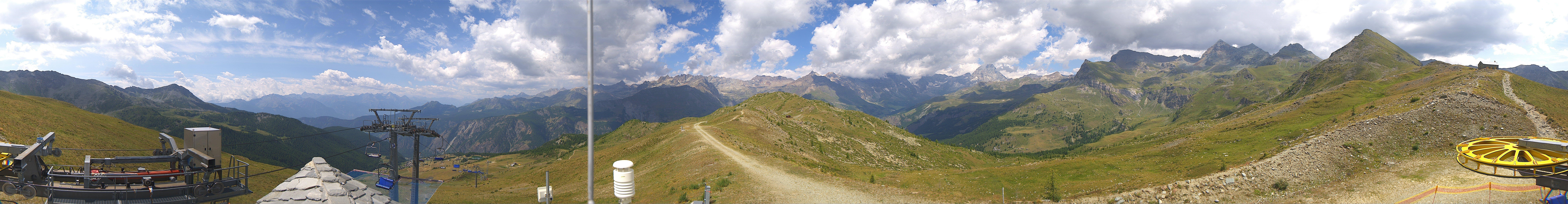 Archiv Foto Webcam Panorama Cervino Ski Paradise