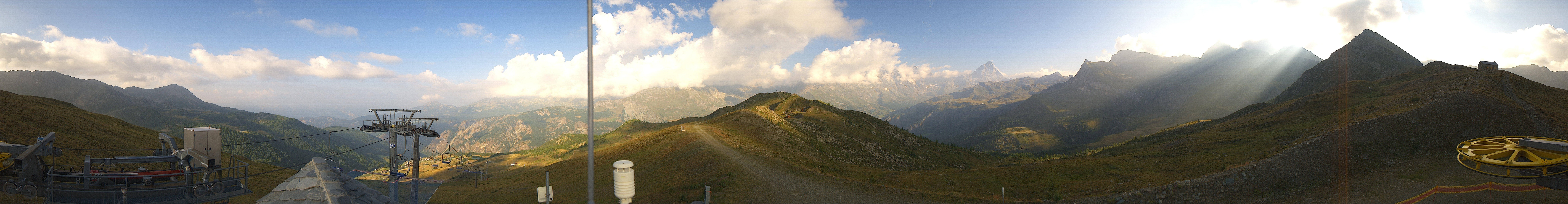 Archived image Webcam Cervino Ski Paradise