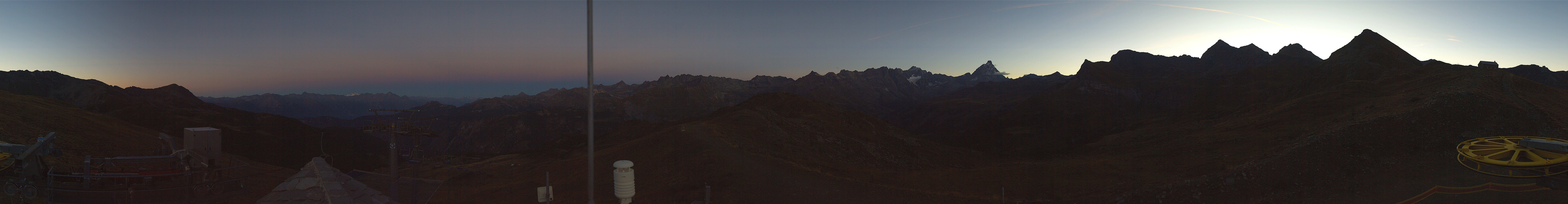 Archived image Webcam Cervino Ski Paradise