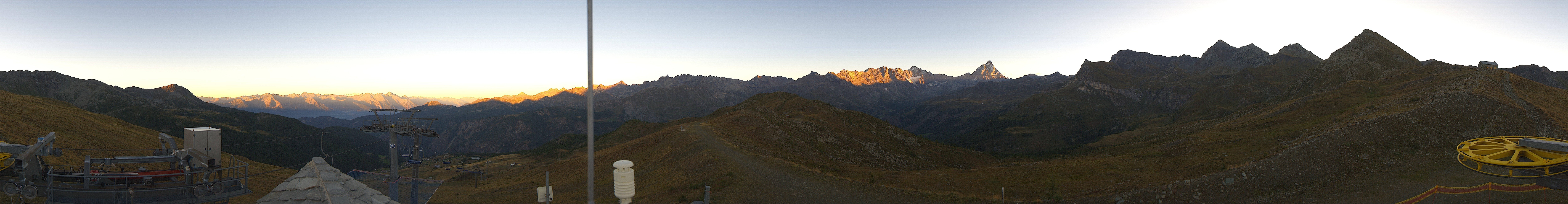 Archived image Webcam Cervino Ski Paradise