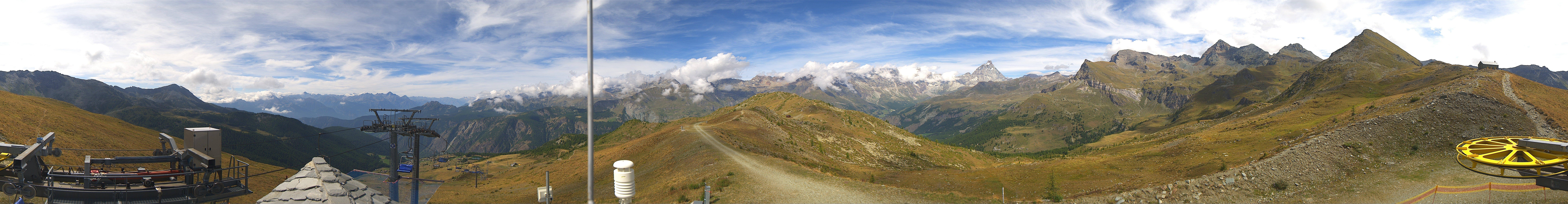Archived image Webcam Cervino Ski Paradise
