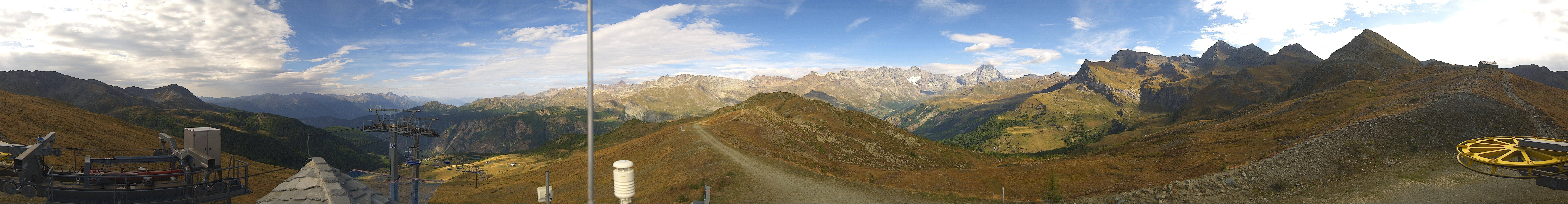 Archiv Foto Webcam Panorama Cervino Ski Paradise