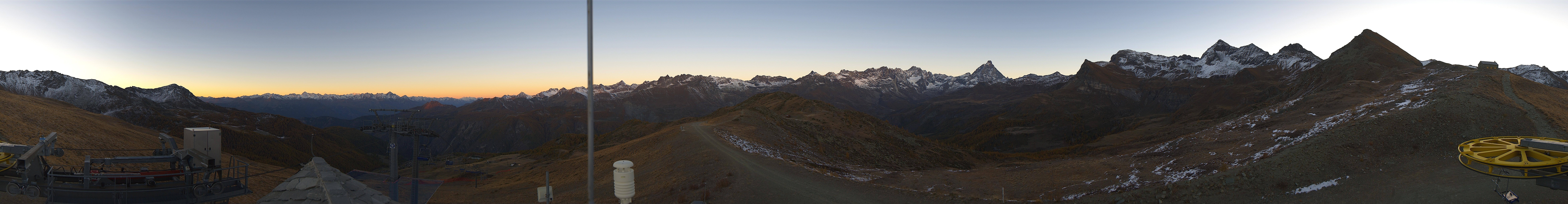 Archiv Foto Webcam Panorama Cervino Ski Paradise