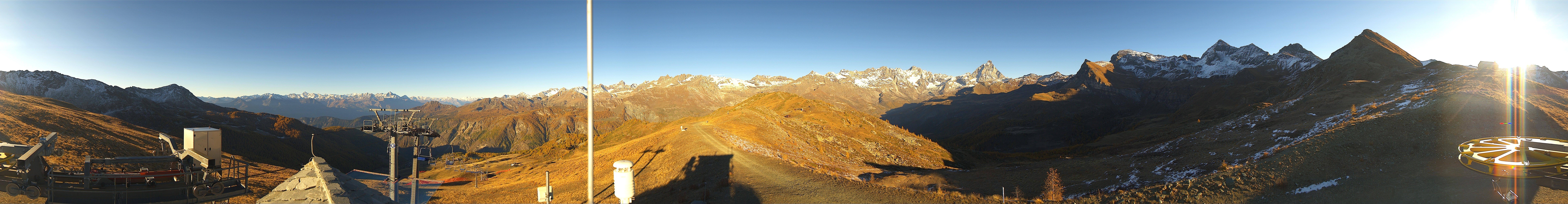 Archiv Foto Webcam Panorama Cervino Ski Paradise