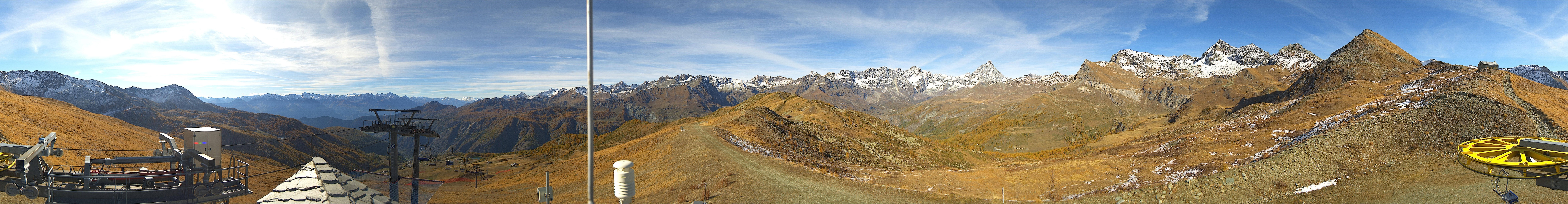 Archiv Foto Webcam Panorama Cervino Ski Paradise