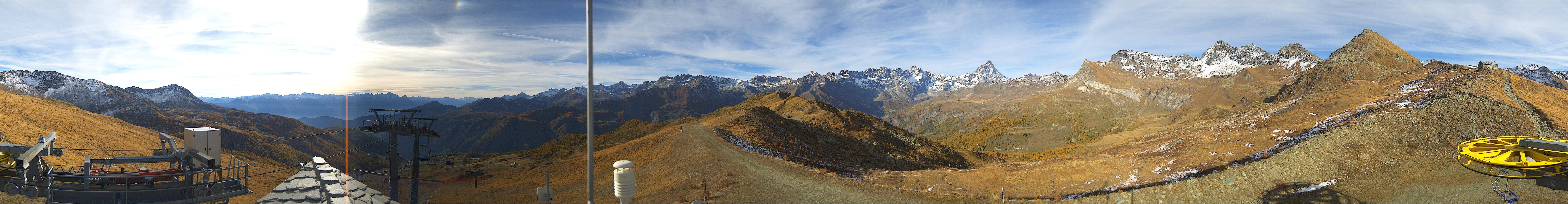 Archiv Foto Webcam Panorama Cervino Ski Paradise