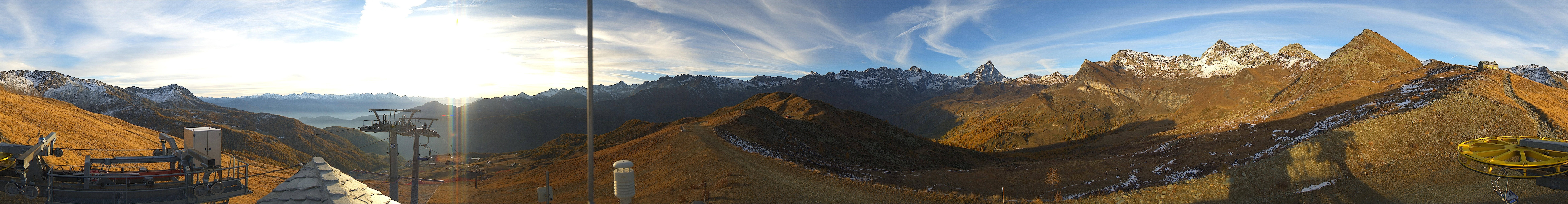 Archiv Foto Webcam Panorama Cervino Ski Paradise