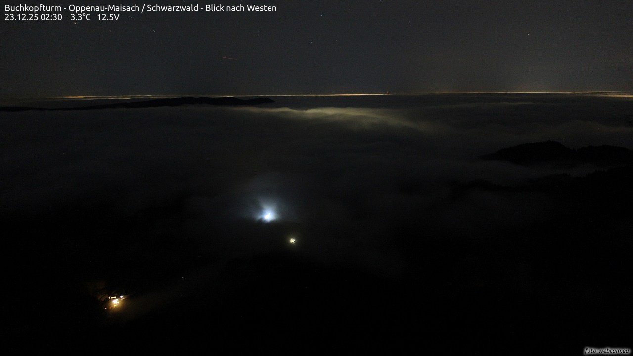 Archiv Foto Webcam Buchkopfturm - Oppenau-Maisach/Schwarzwald - Blick nach Westen