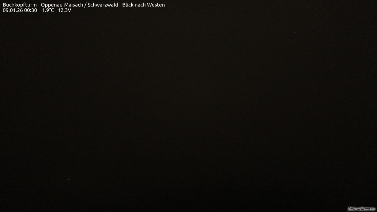 Archiv Foto Webcam Buchkopfturm - Oppenau-Maisach/Schwarzwald - Blick nach Westen