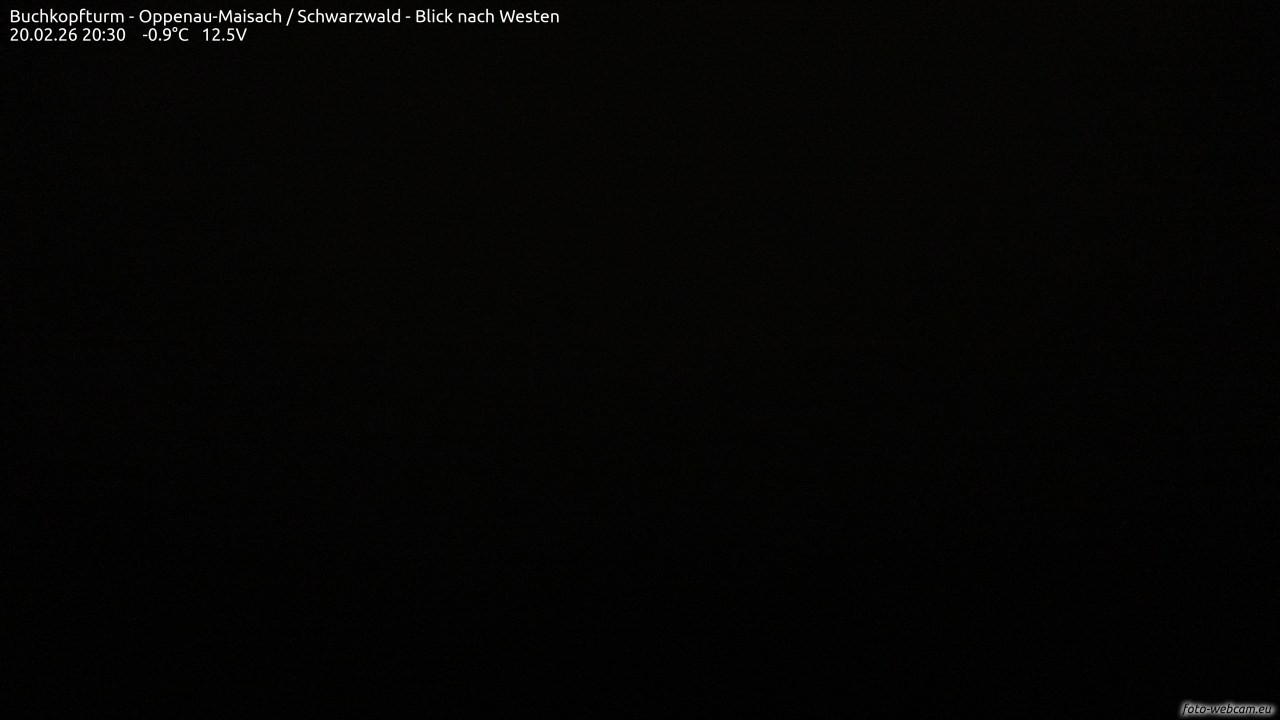Archiv Foto Webcam Buchkopfturm - Oppenau-Maisach/Schwarzwald - Blick nach Westen