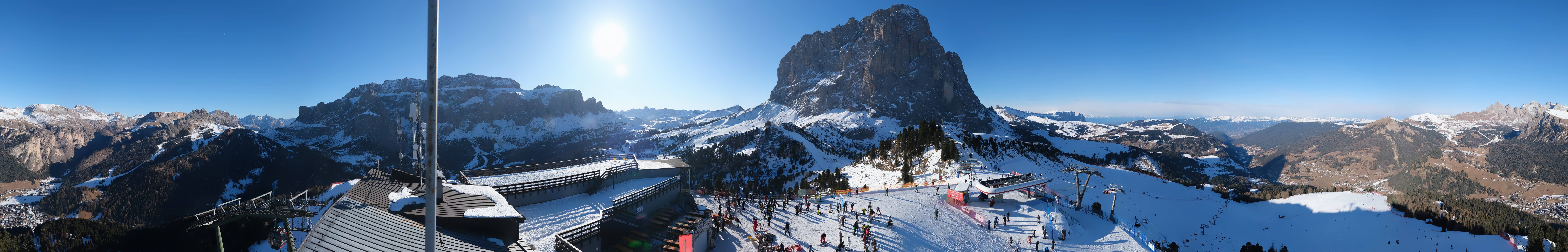 Archived image Webcam Val Gardena - View Ciampinoi top station