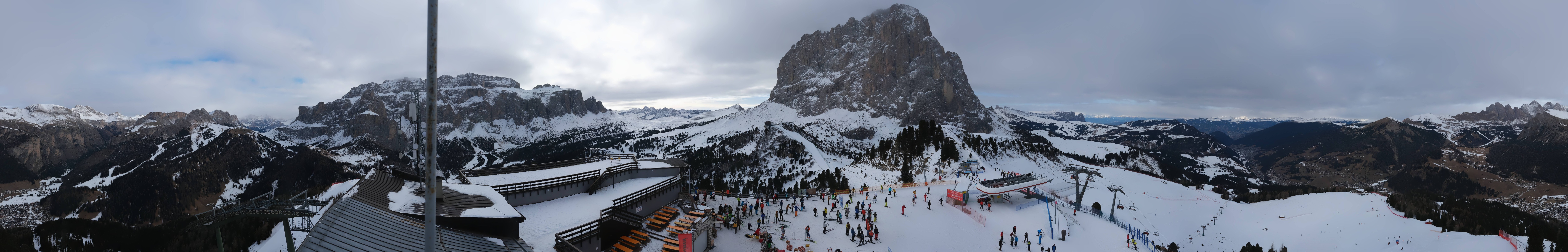 Archiv Foto Webcam Gröden: Ausblick Ciampinoi