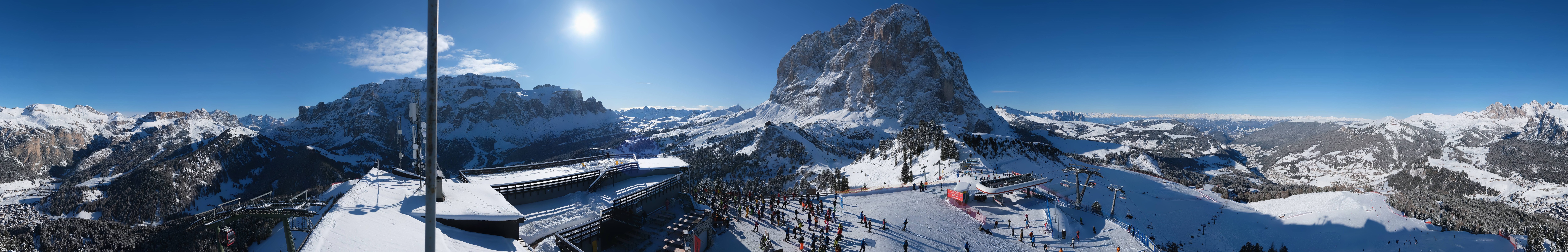 Archiv Foto Webcam Gröden: Ausblick Ciampinoi