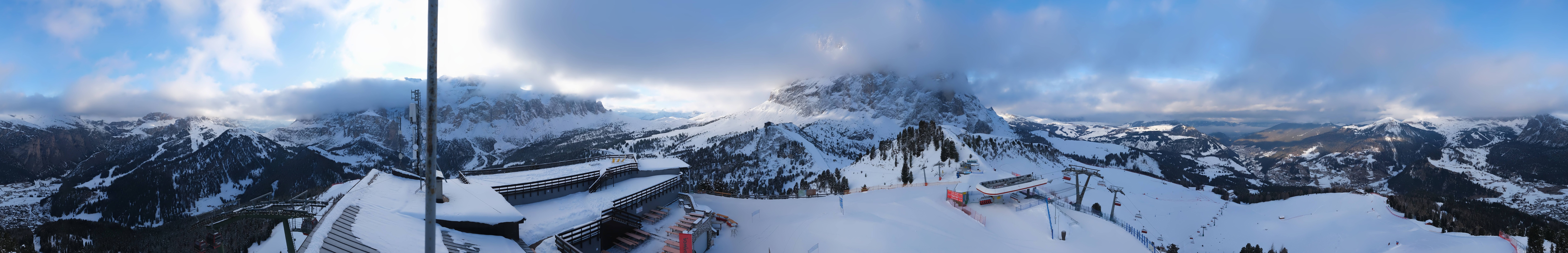 Archiv Foto Webcam Gröden: Ausblick Ciampinoi