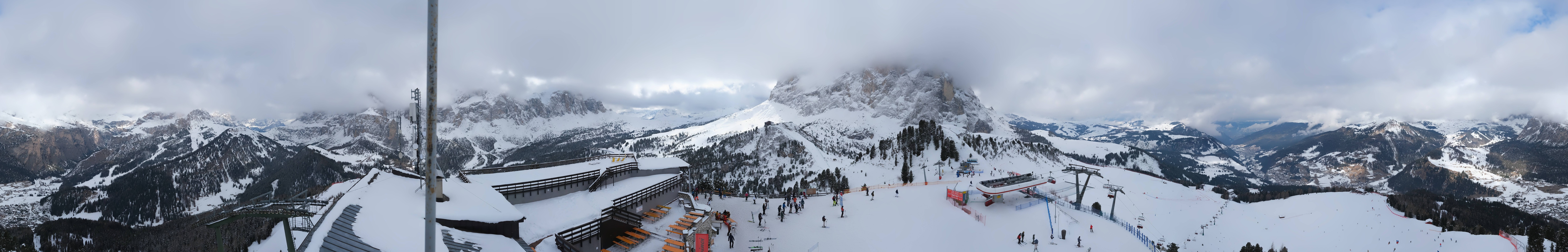 Archiv Foto Webcam Gröden: Ausblick Ciampinoi