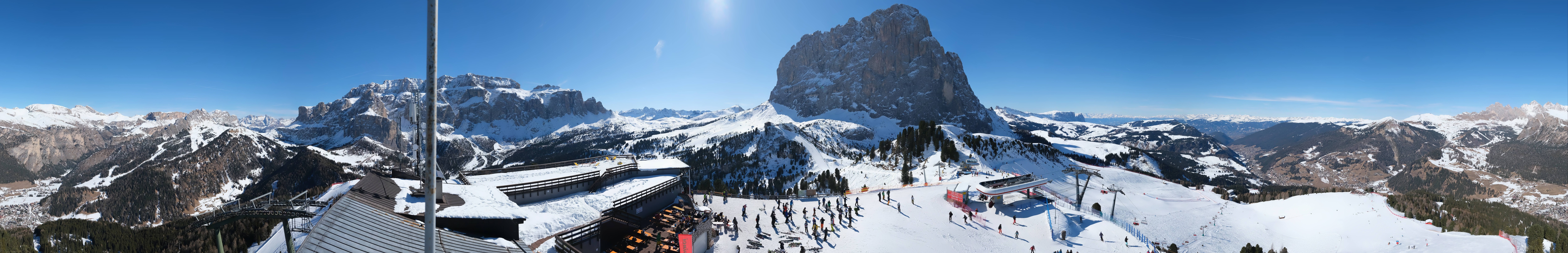 Archived image Webcam Val Gardena - View Ciampinoi top station