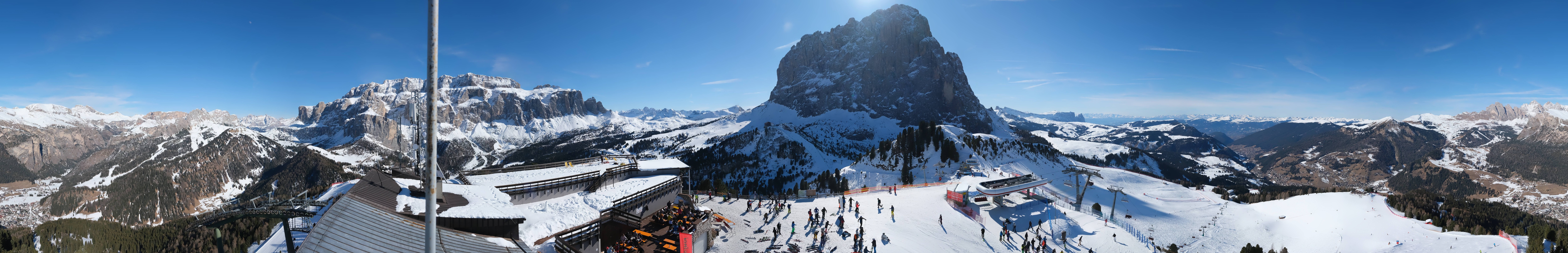 Archived image Webcam Val Gardena - View Ciampinoi top station
