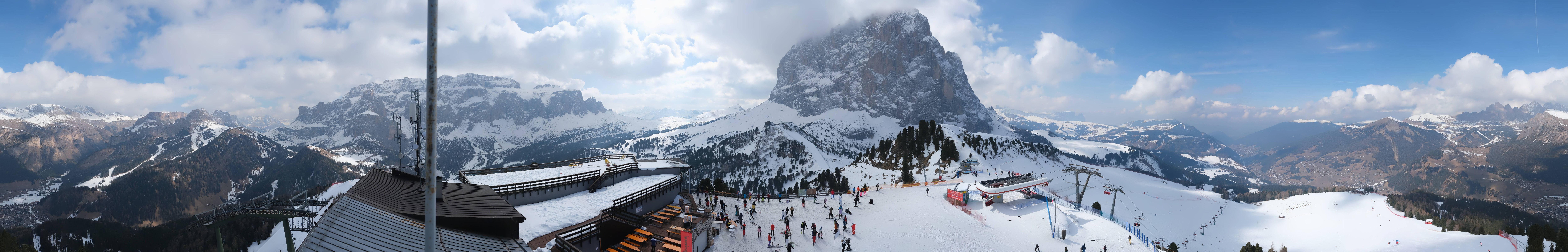 Archiv Foto Webcam Gröden: Ausblick Ciampinoi
