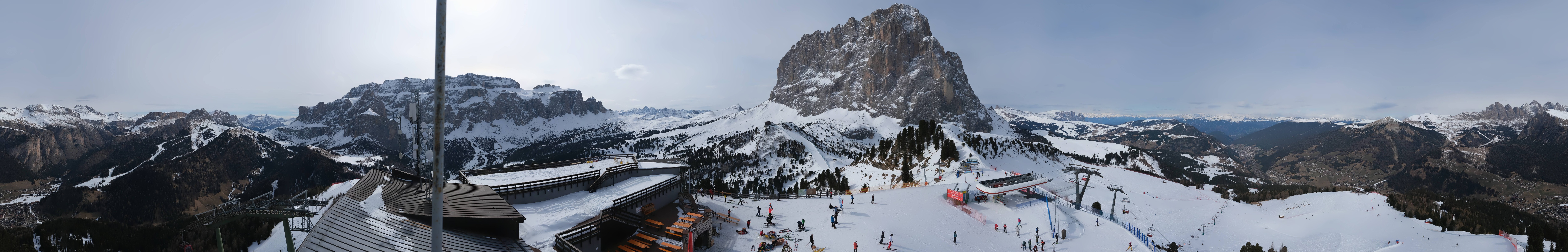 Archiv Foto Webcam Gröden: Ausblick Ciampinoi