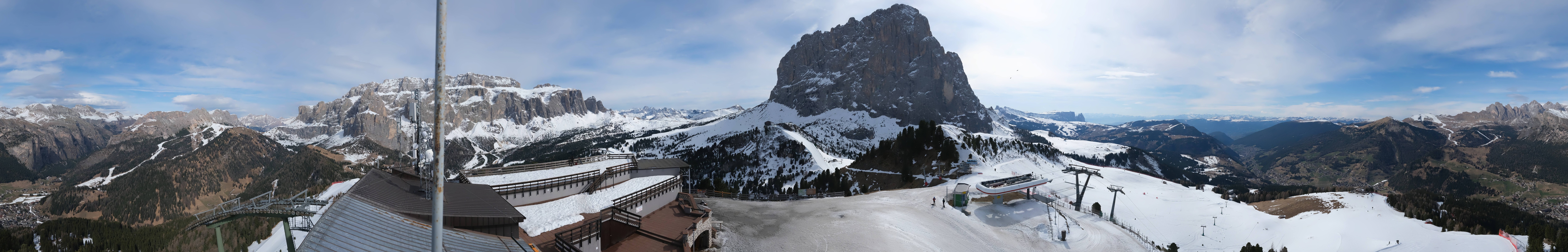 Archiv Foto Webcam Gröden: Ausblick Ciampinoi