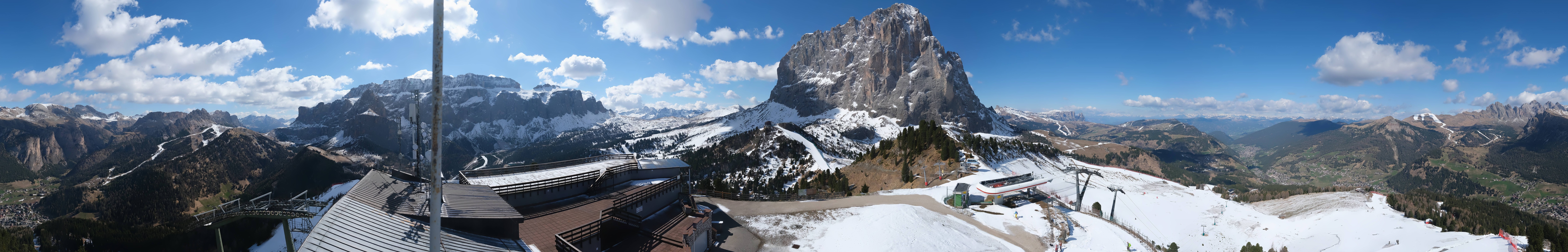 Archiv Foto Webcam Gröden: Ausblick Ciampinoi