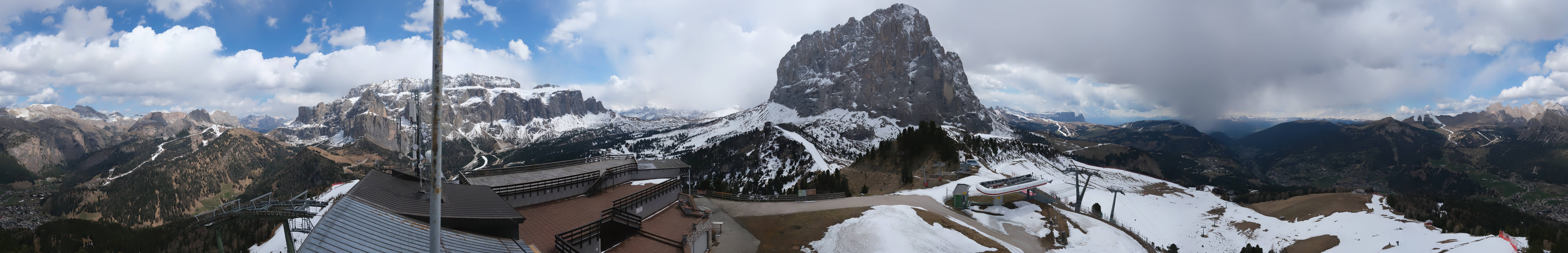 Archiv Foto Webcam Gröden: Ausblick Ciampinoi