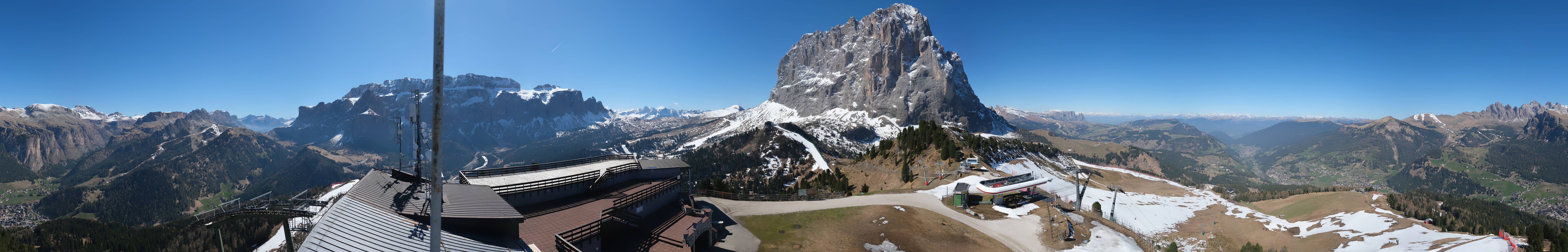 Archiv Foto Webcam Gröden: Ausblick Ciampinoi