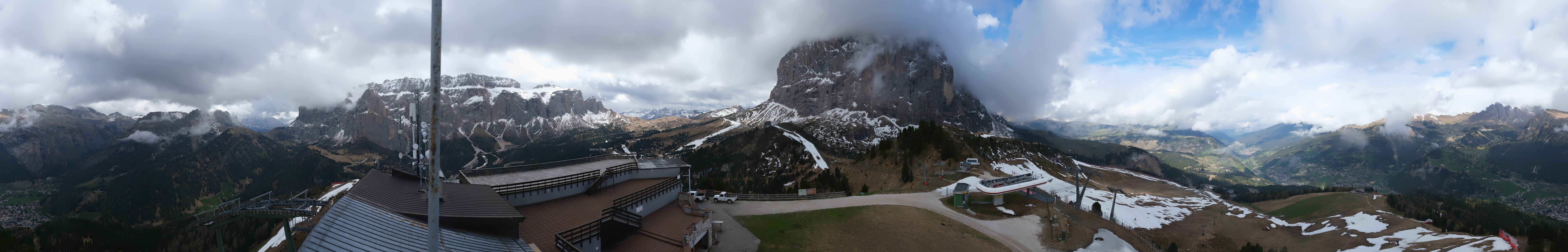 Archiv Foto Webcam Gröden: Ausblick Ciampinoi