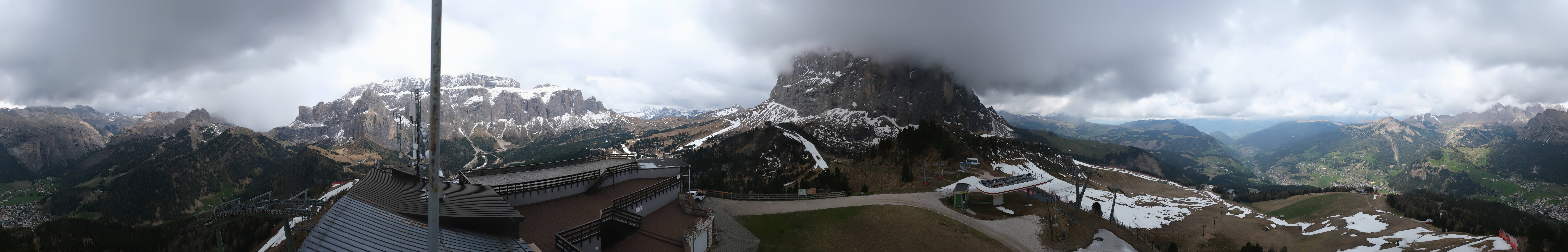 Archiv Foto Webcam Gröden: Ausblick Ciampinoi
