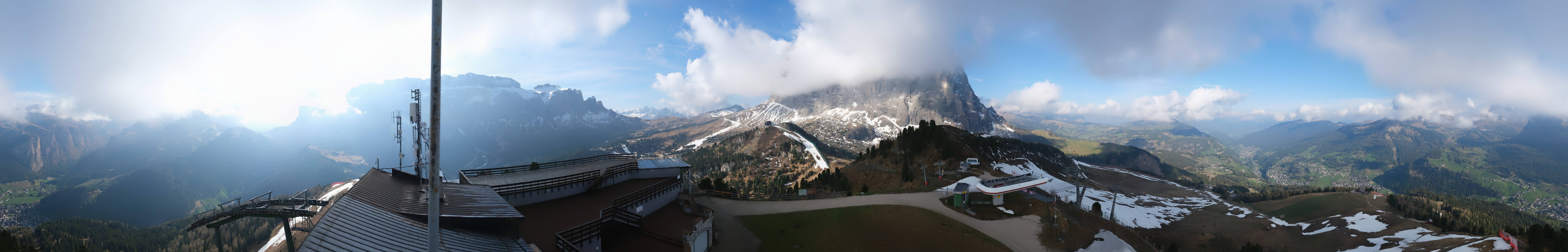 Archiv Foto Webcam Gröden: Ausblick Ciampinoi