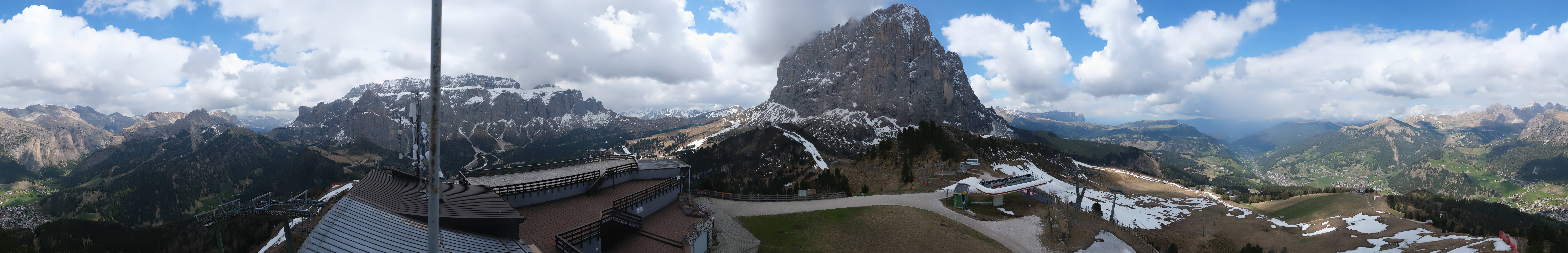 Archiv Foto Webcam Gröden: Ausblick Ciampinoi