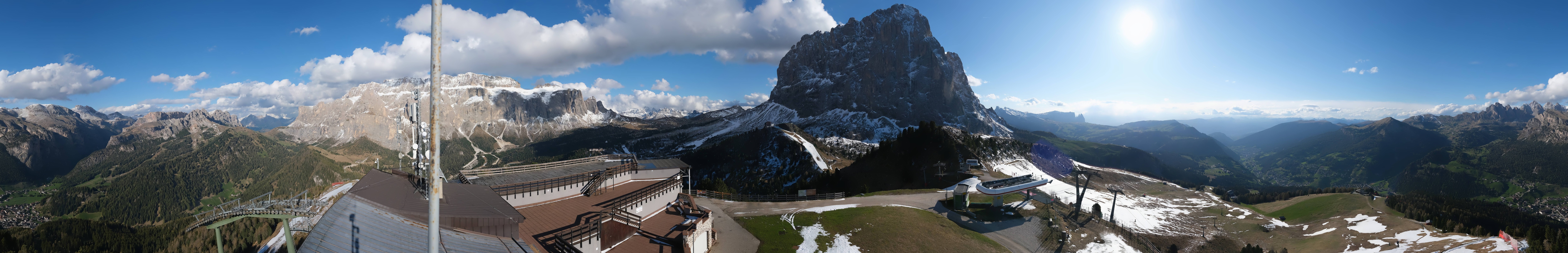 Archiv Foto Webcam Gröden: Ausblick Ciampinoi